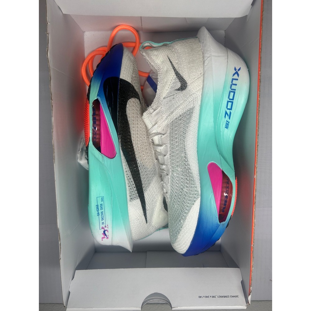 Nike Air Zoom Alphafly Next %3 Neo Turquoise FD8311 104 Size 12.5 New/No Lid